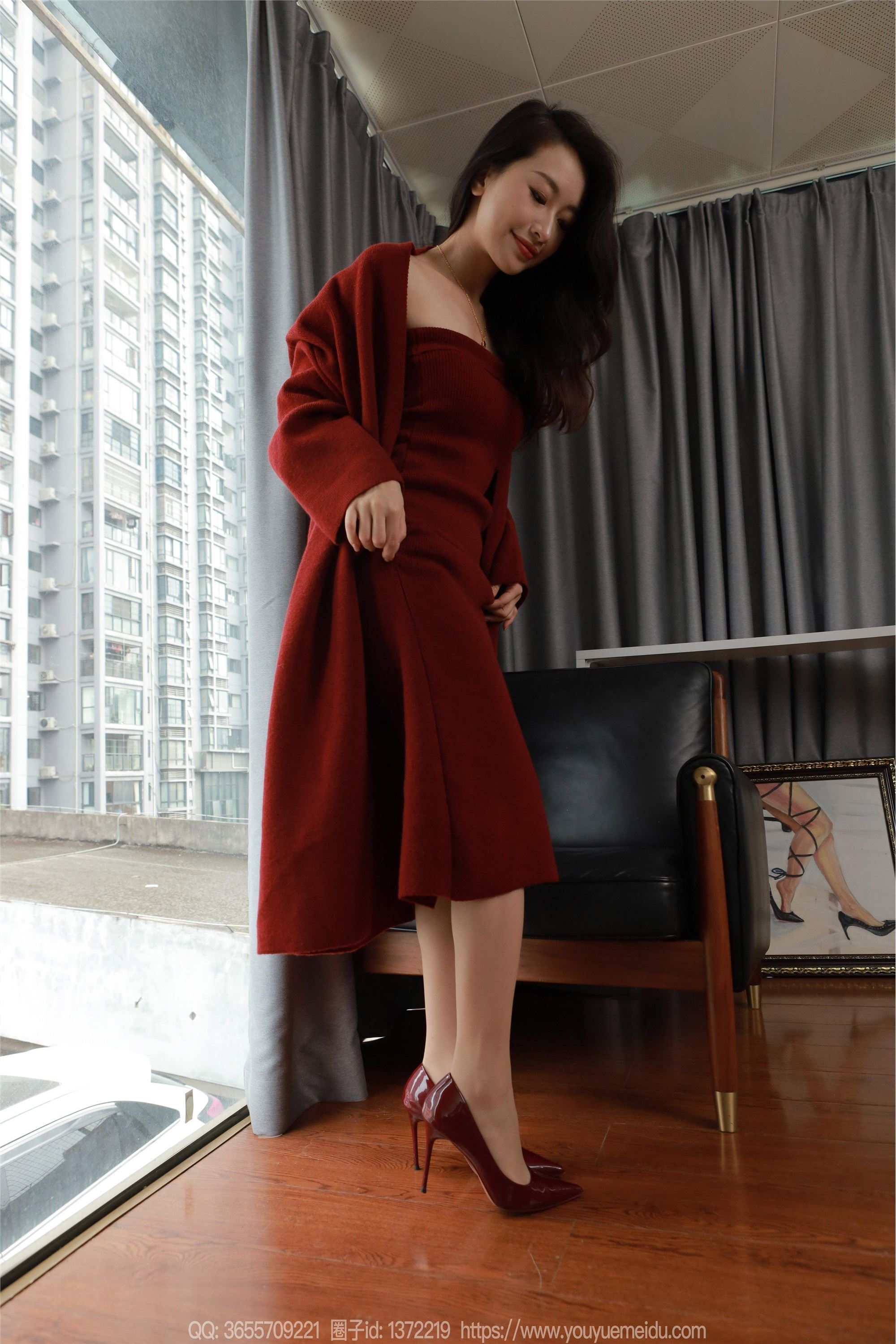 IESS异思趣向  2025.01.27 丝享家 1961 小婕《红色针织裙（上）》